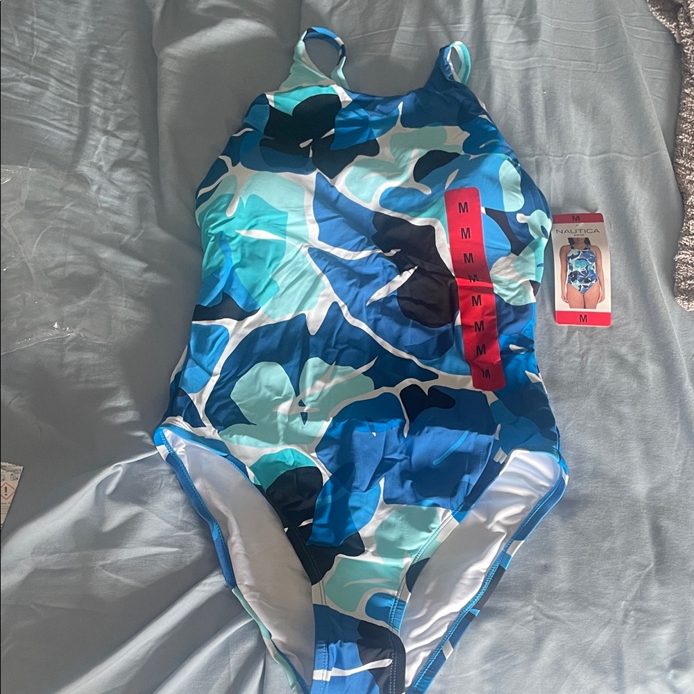 Floral Blue Women Swimwear
